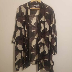 Champagne Collection by All That Glitters Black with Faces Womens ONE SIZE